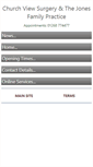 Mobile Screenshot of churchviewsurgery.co.uk